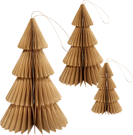 Okrasna drevesca iz papirja, več različic Profissimo