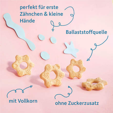 Babykekse Dinkel, Apfel & Vanille ab dem 8. Monat Freche Freunde