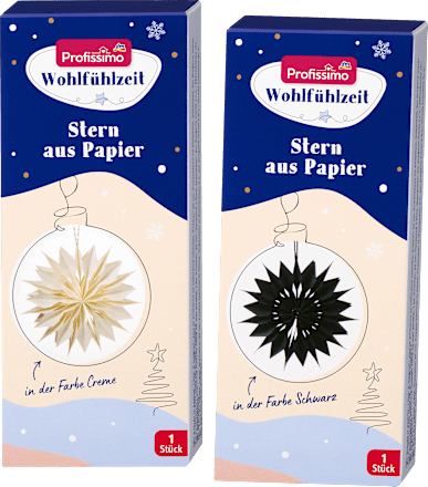 papírová hvězda malá 30 cm Profissimo