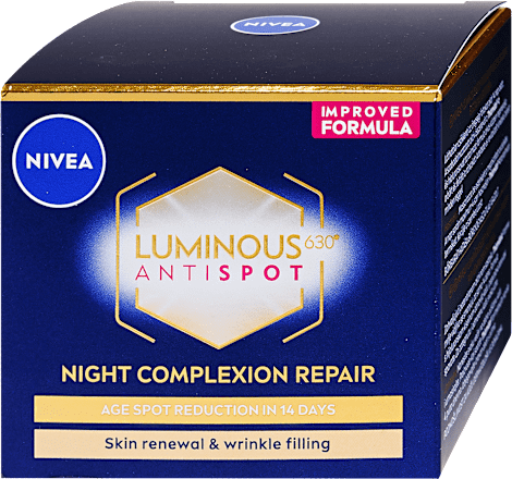 Pigmentfoltok elleni éjszakai arckrém Cellular Luminous630® NIVEA