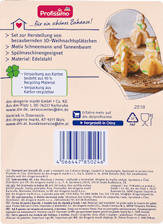 Súprava vykrajovačiek 3D Profissimo