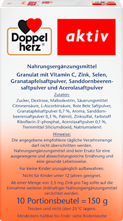 aktiv Heißer Granatapfel Pulver Doppelherz