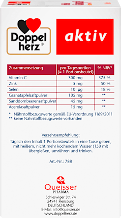 aktiv Heißer Granatapfel Pulver Doppelherz