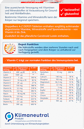 A-Z Depot Tabletten 120 St Doppelherz