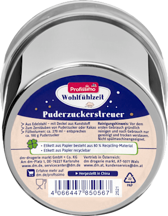 Cukornička na práškový cukor a kakao Profissimo