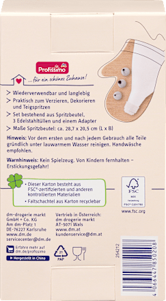 Spritzbeutel-Set aus Silikon Profissimo