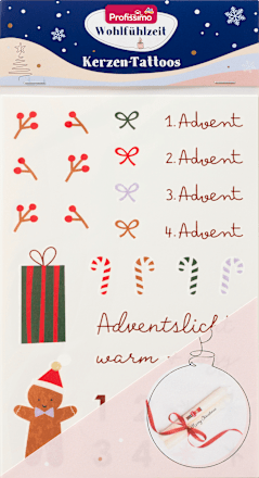 Súprava dekoratívnych tetovačiek na sviečky a keramiku Profissimo