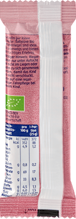 Fruchtriegel Knusper Apfel-Kirsche ab 1 Jahr babylove