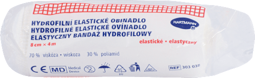 Ovínadlo hydrofilné elastické 8cm x 4m HARTMANN