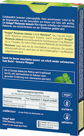 Melatonin Intensiv Kneipp