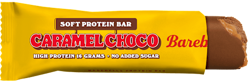 Barretta proteica cioccolato e caramello Barebells