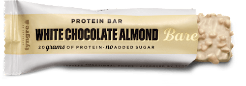 Barretta proteica con cioccolato bianco e mandorle Barebells