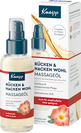 Massageöl Rücken & Nacken wohl  Kneipp