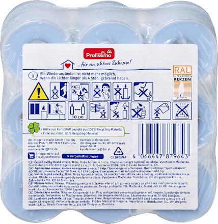 Dišeče čajne svečke Wohlfühlzeit Profissimo