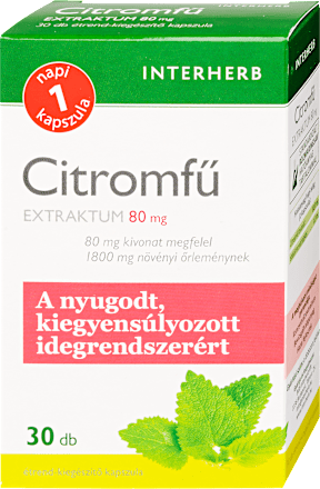 Citromfű extraktum kapszula Interherb