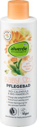Пяна за вана за бебета с невен и бадемово масло alverde BABY