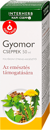 Gyomor cseppek az emésztés támogatására Interherb