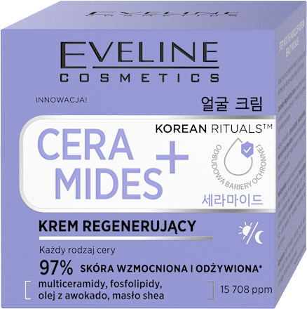 Krem regenerujący dzień/noc z ceramidami Ceramides+ Korean Rituals EVELINE COSMETICS