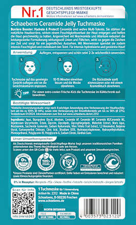 Tuchmaske Jelly Ceramide  Schaebens