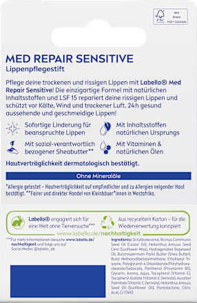 Lippenpflege Stift Med Repair LSF 15 Labello