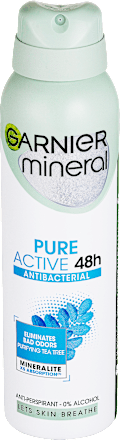 Pure Active minerální antiperspirant ve spreji GARNIER