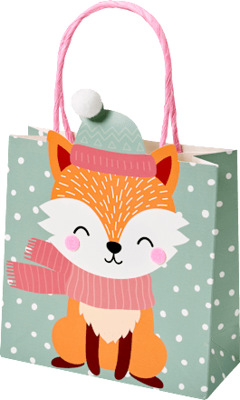 Geschenktasche Fuchs/Elch, mini hoch Profissimo