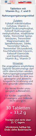 Vitamin B12 + C + D3 Tabletten 30 St Doppelherz