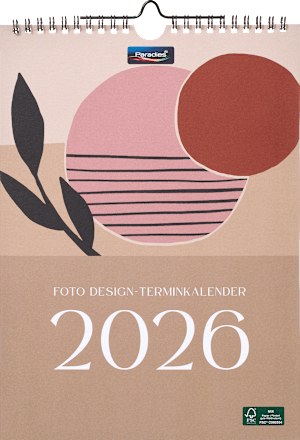 Termin Designkalender 2026 Paradies