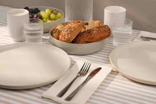 Pasta-/ Bowlteller, grau (19,5x5 cm) Jean&Len