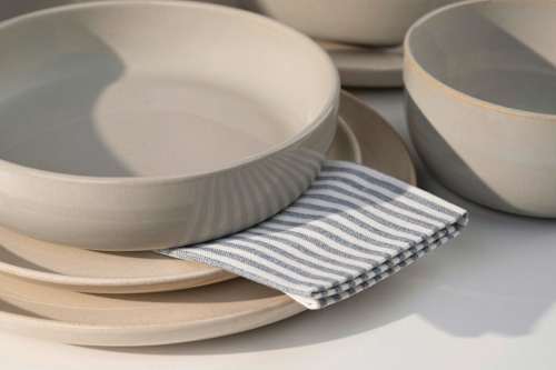 Pasta-/ Bowlteller, grau (19,5x5 cm) Jean&Len