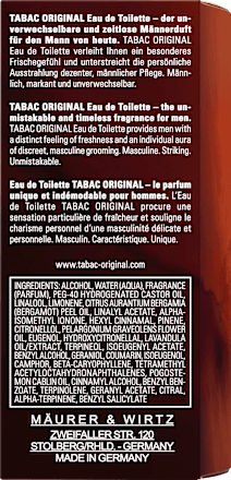 Eau de Toilette Tabac Original