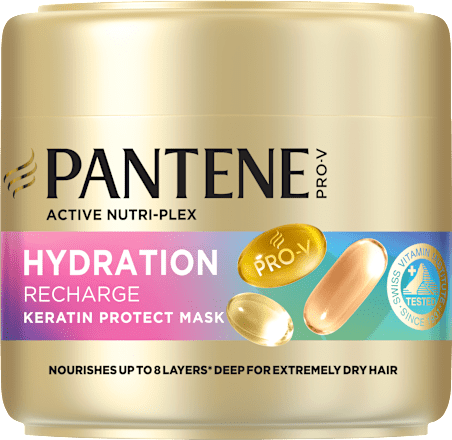 maska na vlasy Hydration Recharge Keratin Protect PANTENE PRO-V