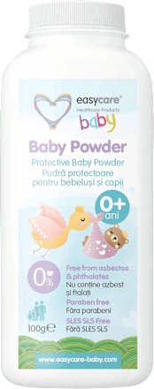 Pudră de talc pentru bebeluși easycare