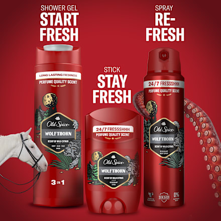 deodorant stick Wolfthorn Old Spice