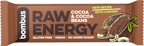 Raw Energy Cocoa & Cocoa Beans bombus