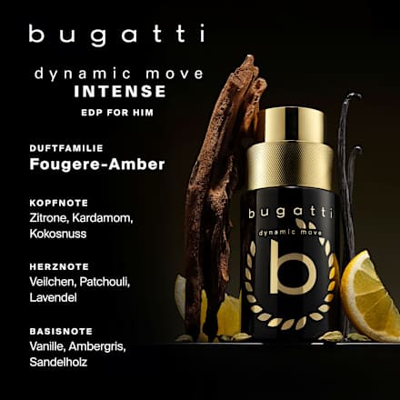 Pánska parfumovaná voda Dynamic Move Intense bugatti