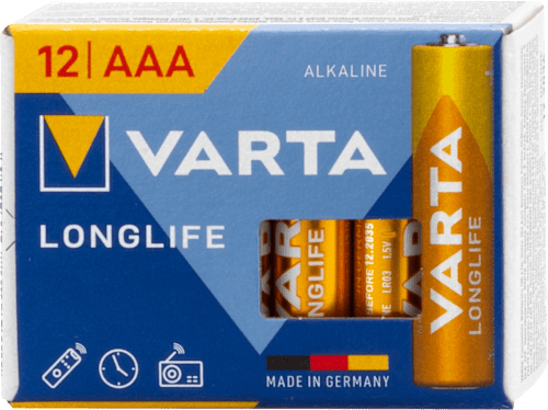 Batterien AAA Cube Longlife Alkaline  Varta