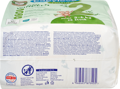 Pannolini ecologici misura 2 (3-6 kg) babylove nature