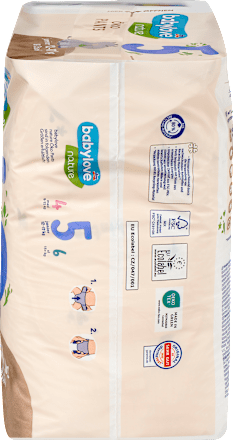 Hlačne plenice junior 5, 12-17 kg babylove nature