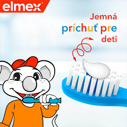 Detská zubná pasta, 0-6 rokov elmex