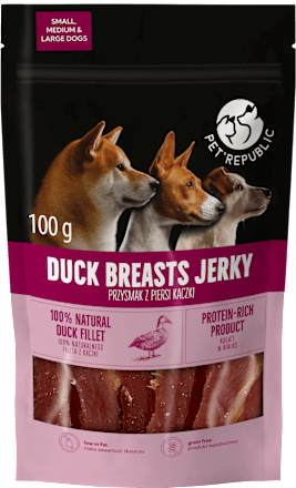 Suszone piersi z kaczki PetRepublic