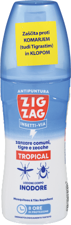 Tekoči repelent v razpršilu proti komarjem in klopom Tropical Zig Zag