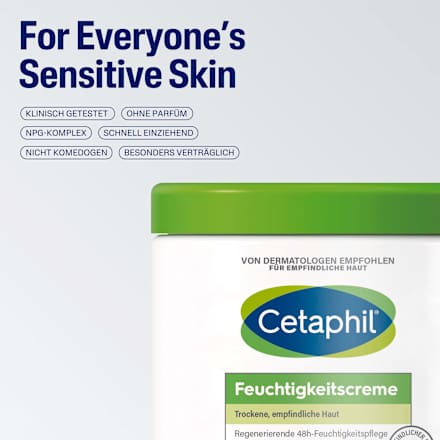 Cetaphil Feuchtigkeitscreme für trockene, empfindliche Haut Cetaphil