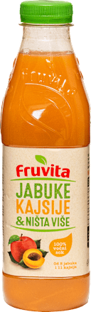 Voćni sok od jabuke i kajsije Fruvita