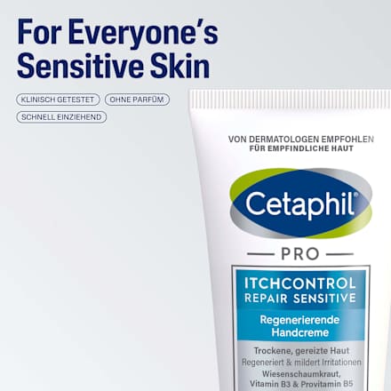 Cetaphil Pro Itchcontrol Repair Sensitive Handcreme Cetaphil