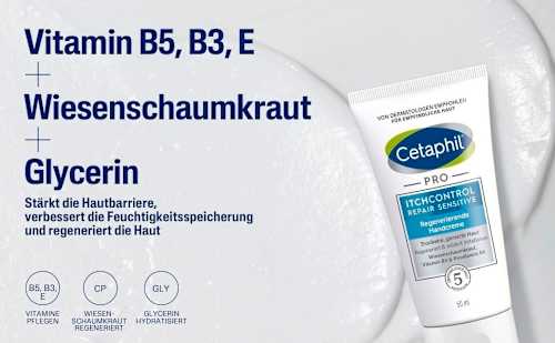 Cetaphil Pro Itchcontrol Repair Sensitive Handcreme Cetaphil