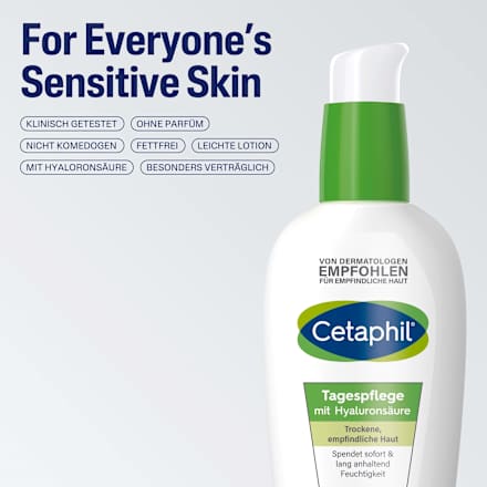 Cetaphil Tagespflege Hyaluronsäure für trockene und empfindliche Haut Cetaphil