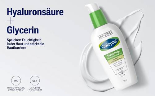 Cetaphil Tagespflege Hyaluronsäure für trockene und empfindliche Haut Cetaphil