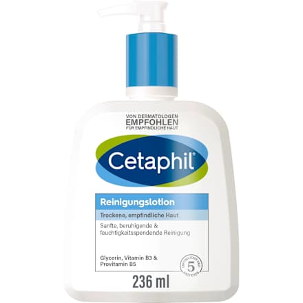 Cetaphil Reinigungslotion für trockene und empfindliche Haut Cetaphil