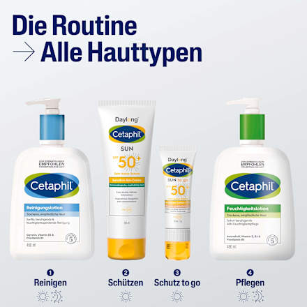 Cetaphil Daylong SPF 50+ Sensitive Gel-Creme Sonnenschutz Körper Cetaphil Daylong
